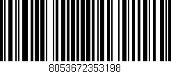 Código de barras (EAN, GTIN, SKU, ISBN): '8053672353198'