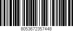 Código de barras (EAN, GTIN, SKU, ISBN): '8053672357448'