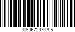 Código de barras (EAN, GTIN, SKU, ISBN): '8053672378795'