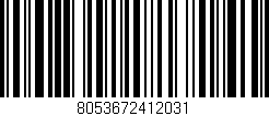 Código de barras (EAN, GTIN, SKU, ISBN): '8053672412031'