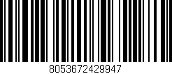Código de barras (EAN, GTIN, SKU, ISBN): '8053672429947'