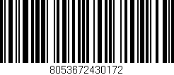 Código de barras (EAN, GTIN, SKU, ISBN): '8053672430172'