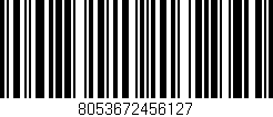 Código de barras (EAN, GTIN, SKU, ISBN): '8053672456127'