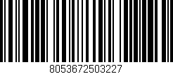 Código de barras (EAN, GTIN, SKU, ISBN): '8053672503227'