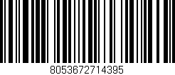 Código de barras (EAN, GTIN, SKU, ISBN): '8053672714395'