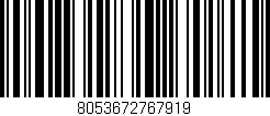 Código de barras (EAN, GTIN, SKU, ISBN): '8053672767919'