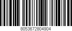 Código de barras (EAN, GTIN, SKU, ISBN): '8053672804904'