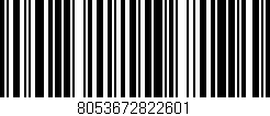 Código de barras (EAN, GTIN, SKU, ISBN): '8053672822601'