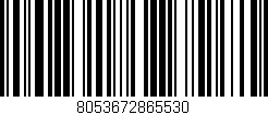 Código de barras (EAN, GTIN, SKU, ISBN): '8053672865530'