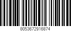 Código de barras (EAN, GTIN, SKU, ISBN): '8053672916874'