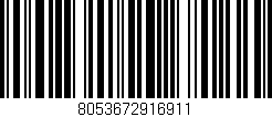 Código de barras (EAN, GTIN, SKU, ISBN): '8053672916911'