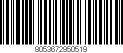 Código de barras (EAN, GTIN, SKU, ISBN): '8053672950519'