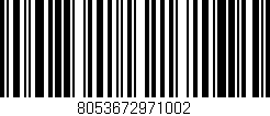 Código de barras (EAN, GTIN, SKU, ISBN): '8053672971002'