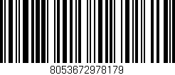 Código de barras (EAN, GTIN, SKU, ISBN): '8053672978179'