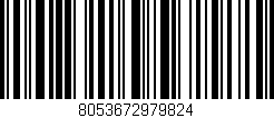 Código de barras (EAN, GTIN, SKU, ISBN): '8053672979824'