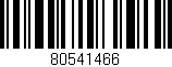 Código de barras (EAN, GTIN, SKU, ISBN): '80541466'