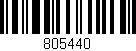 Código de barras (EAN, GTIN, SKU, ISBN): '805440'