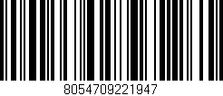 Código de barras (EAN, GTIN, SKU, ISBN): '8054709221947'