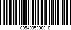 Código de barras (EAN, GTIN, SKU, ISBN): '8054895888818'