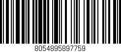 Código de barras (EAN, GTIN, SKU, ISBN): '8054895897759'