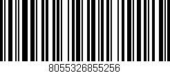 Código de barras (EAN, GTIN, SKU, ISBN): '8055326855256'