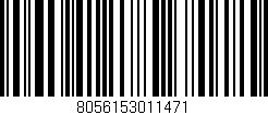 Código de barras (EAN, GTIN, SKU, ISBN): '8056153011471'