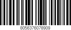 Código de barras (EAN, GTIN, SKU, ISBN): '8056376078909'