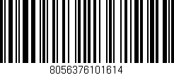 Código de barras (EAN, GTIN, SKU, ISBN): '8056376101614'