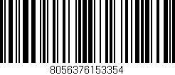 Código de barras (EAN, GTIN, SKU, ISBN): '8056376153354'