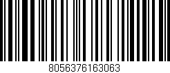Código de barras (EAN, GTIN, SKU, ISBN): '8056376163063'