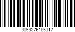 Código de barras (EAN, GTIN, SKU, ISBN): '8056376185317'