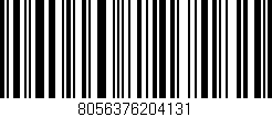 Código de barras (EAN, GTIN, SKU, ISBN): '8056376204131'