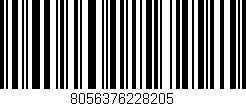 Código de barras (EAN, GTIN, SKU, ISBN): '8056376228205'
