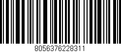 Código de barras (EAN, GTIN, SKU, ISBN): '8056376228311'
