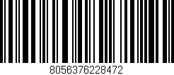 Código de barras (EAN, GTIN, SKU, ISBN): '8056376228472'