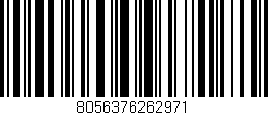 Código de barras (EAN, GTIN, SKU, ISBN): '8056376262971'