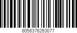 Código de barras (EAN, GTIN, SKU, ISBN): '8056376263077'