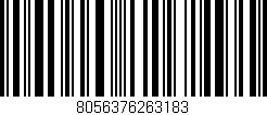 Código de barras (EAN, GTIN, SKU, ISBN): '8056376263183'