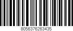 Código de barras (EAN, GTIN, SKU, ISBN): '8056376263435'