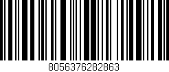 Código de barras (EAN, GTIN, SKU, ISBN): '8056376282863'