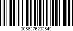 Código de barras (EAN, GTIN, SKU, ISBN): '8056376283549'