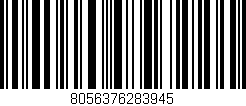 Código de barras (EAN, GTIN, SKU, ISBN): '8056376283945'