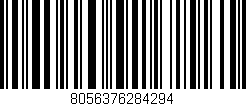 Código de barras (EAN, GTIN, SKU, ISBN): '8056376284294'