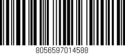 Código de barras (EAN, GTIN, SKU, ISBN): '8056597014588'