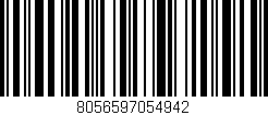 Código de barras (EAN, GTIN, SKU, ISBN): '8056597054942'