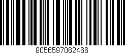 Código de barras (EAN, GTIN, SKU, ISBN): '8056597062466'