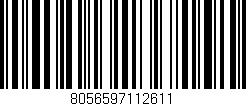 Código de barras (EAN, GTIN, SKU, ISBN): '8056597112611'