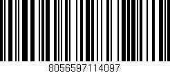 Código de barras (EAN, GTIN, SKU, ISBN): '8056597114097'