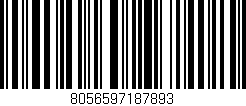 Código de barras (EAN, GTIN, SKU, ISBN): '8056597187893'