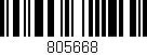 Código de barras (EAN, GTIN, SKU, ISBN): '805668'